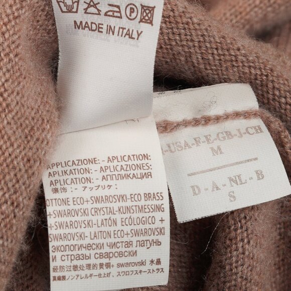 Brunello Cucinelli Light Brown Cashmere Silk-Tank Sweater Set - Picture 9 of 10